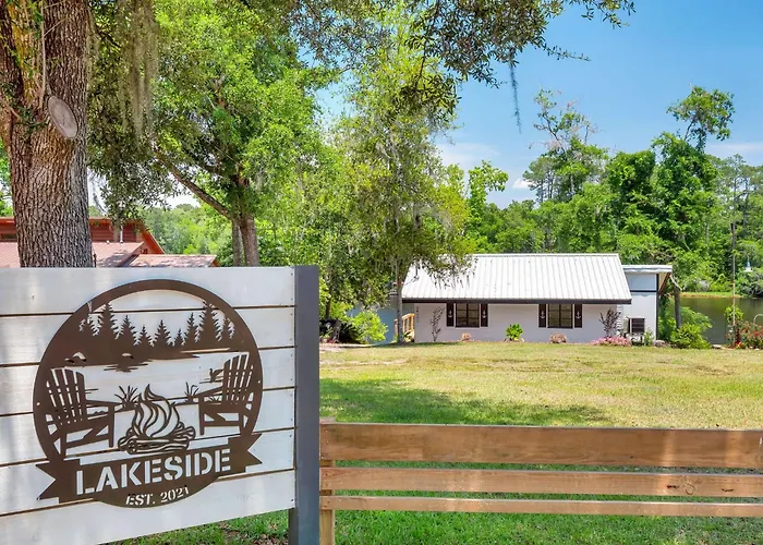 Waterfront On Talquin - Near Fsu - Stunning Views - 2 Story Deck - Fire Pit - Fast 1000 Mbps Internet - 3 Min From Boat Ramp *